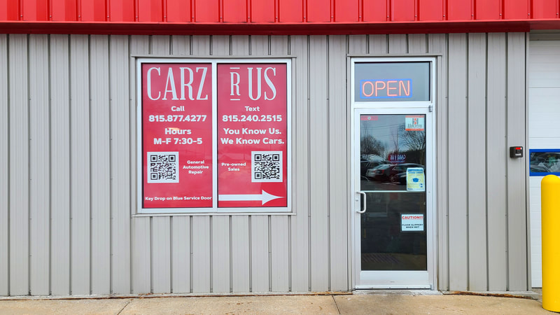 Carz R Us sign and front door