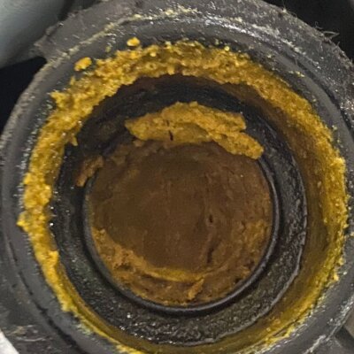 Coolant Solidified